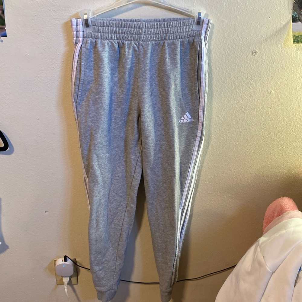 Grey boys addidas sweats